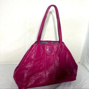 Coach leather 3 pocket purse.